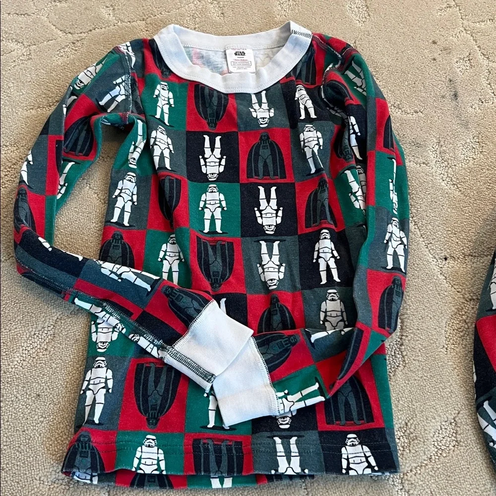 Hanna Andersson Star Wars Christmas Storm Troopers PJs 8